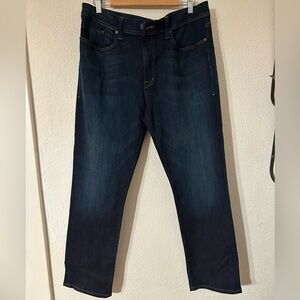 Fidelity Jeans Men Denim Jimmy Straight Clampdown Dark Wash Made In USA Size 36